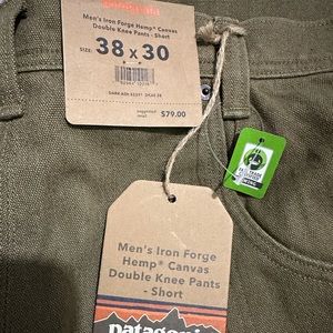 Patagonia Men’s Iron Forge Hemp Canvas double knee pants-short